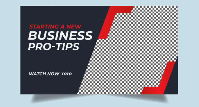 Editable youtube thumbnail template design for youtube videos video thumbnail video cover template 