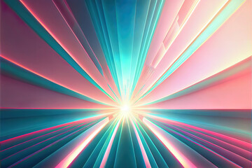 abstract colorful pastel background, pastel rainbow spectrum, glowing soft light rays as multicolor wallpaper header