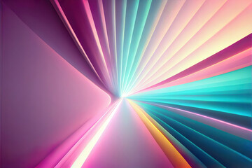abstract colorful pastel background, pastel rainbow spectrum, glowing soft light rays as multicolor wallpaper header