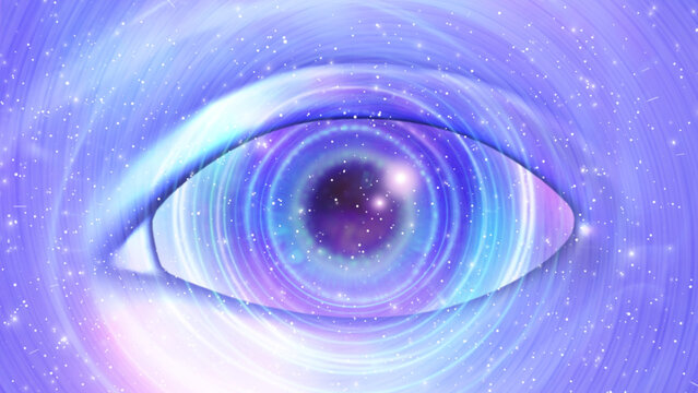 Cosmic Eye 3D illustration, Cover Image, Thumbnail