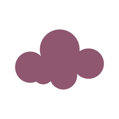 Cute cloud for design element