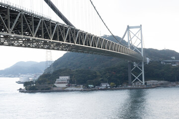 View of Kanmon Bridge from Shimonoseki