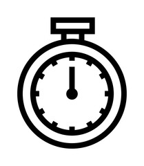  thin line sharp icon / timer, stopwatch, quickness	
/ png ( background transparent )