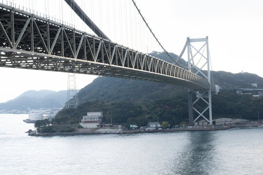 View of Kanmon Bridge from Shimonoseki