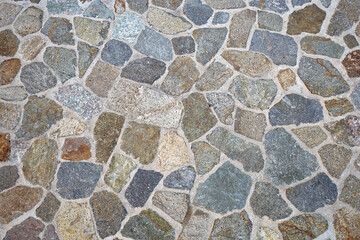 Texture of a stone wall, Old stone wall texture background.