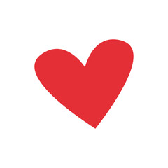 Happy Valentine's day love sign. Valentine red heart. Love, romance. Like icon for online social nets, media, SMM, blogging, donation. Flat Vector