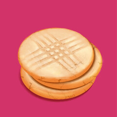 Baked cookies