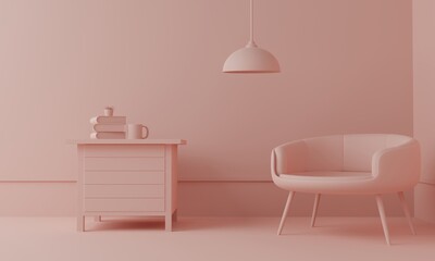 home interior items in the same color scheme