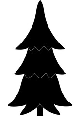 christmas tree illustration