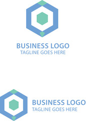 hexagon business logo. Professional advance logo design