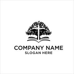 Church tree logo concept