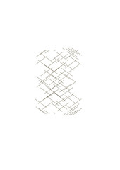 Diverses lignes combinées entre elles pour donner un rectangle hachuré.
