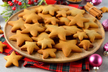Christmas ginger cookies