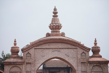 Kathmandu, Nepal- April 20,2022 : Patan Durbar Square is situated at the centre of Lalitpur city. Patan is one of the oldest know Buddhist City. It is a center of both Hinduism and Buddhism.