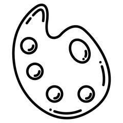 Obraz premium painting pallet icon