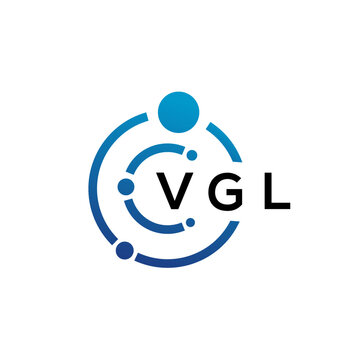 VGL letter technology logo design on white background. VGL creative initials letter IT logo concept. VGL letter design.
