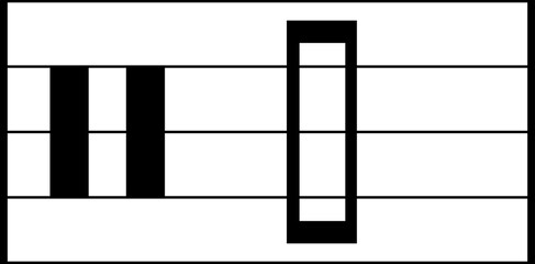 Musical Notes, Keys, Pauses and other symbols in the vector. A complete collection of all musical symbols for keyboards, percussion, wind and other instruments. Music Note Icon Vector Art.
