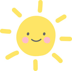 happy sun weather emoticon