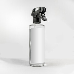 Spray bottle small bottle black white label design