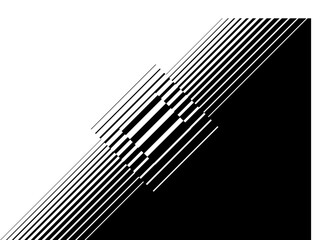 smooth striped
 vector transition from black to white. Abstract square. For wall design, interior, printing, clothes, web.Striped pattern, Modern vector background.