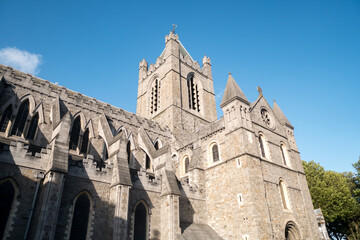 Fototapeta na wymiar Historic Christ Church in Dublin Ireland