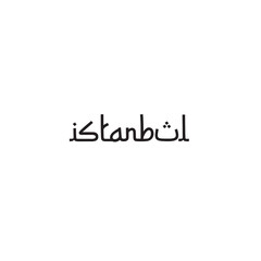 Istanbul logo or wordmark design