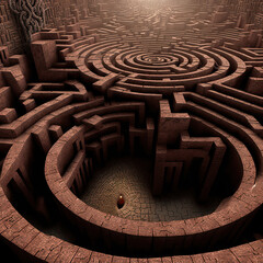 Fototapeta na wymiar labyrinthe