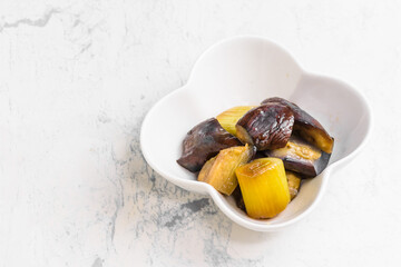 茄子の揚げびたし