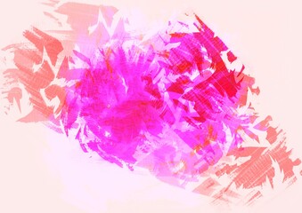 Grunge abstract background with colorful paint brushes