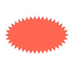 Flat Poly Pointed oval
