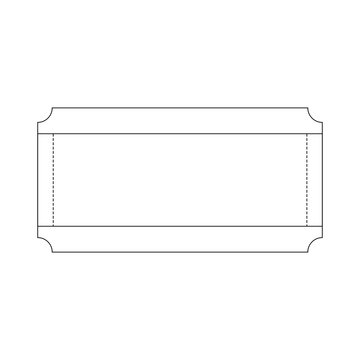 recommend clip art: outline  2 tone Tickets tear Shape rounded rectangle special