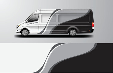 Car Wrap Van Design Vector