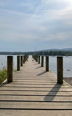 Naklejka premium pier on the sea