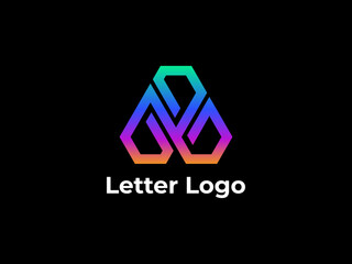 Initial Letter a logo mark