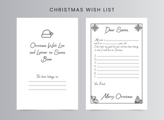 Christmas Wish List Printable Template