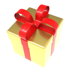 3d illustration of a gift box with bow