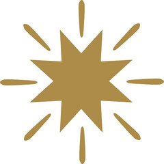 Star celestial symbol sun moon astrological alchemy