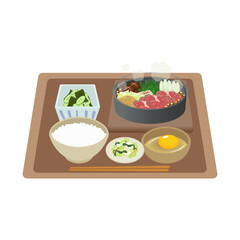すき焼き定食