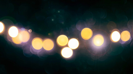 background of bokeh lights christmas and copy space