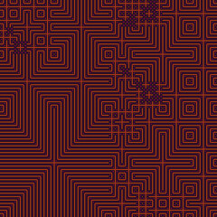 Abstract lines Maze generative art background art illustration