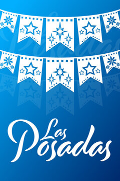 Las Posadas. Vector Illustration. Holiday Poster.