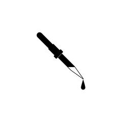 Medical pipette icon
