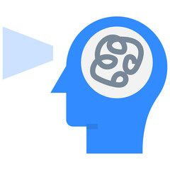 stress flat style icon