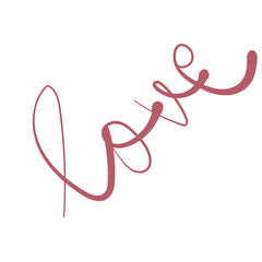 heart love hand drawn vector element