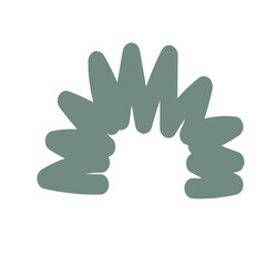 Abstract hand drawn vector element