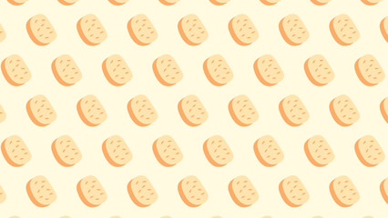 American bread design background banner pattern