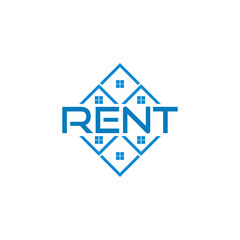 House house for rent logo isolated on white background