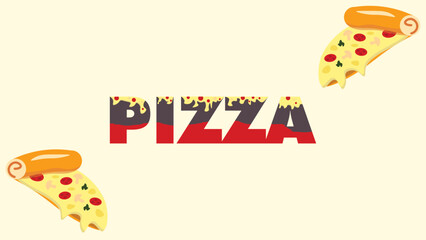 Pizza Time Design Banner element template