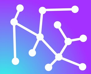 abstract background molecule atom