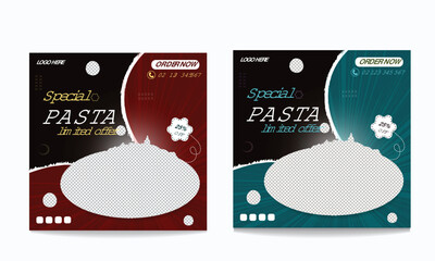 Food Social Media Promotion Post Design